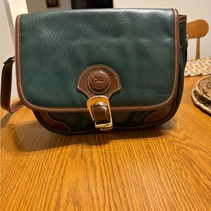 Classic Green Leather Men's Bag